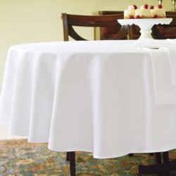 Lap Style White Table Linens (90”)