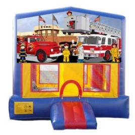 15×15 Fire Truck Bouncer