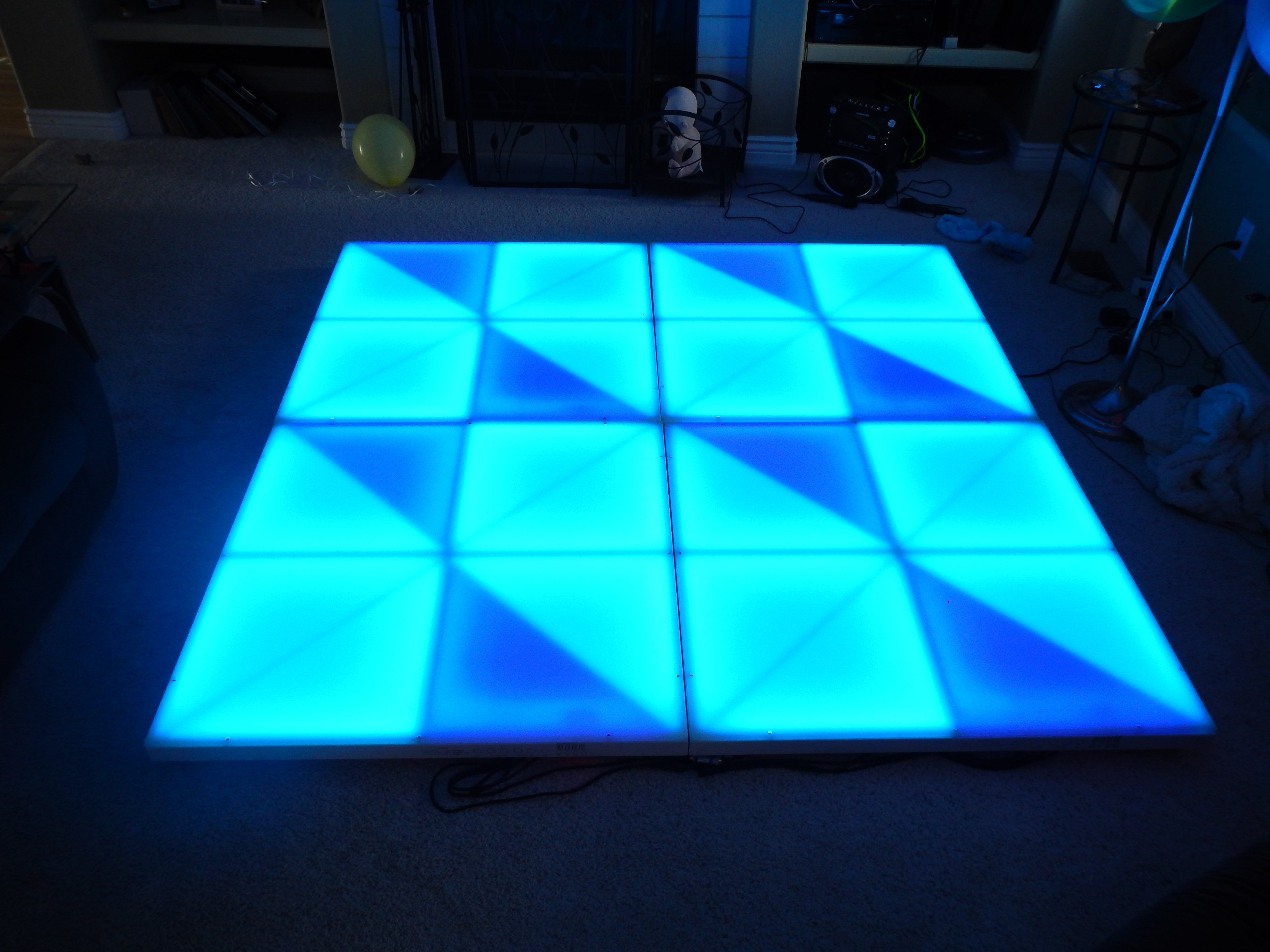 led dance floor hire