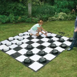 Giant Checkers Game